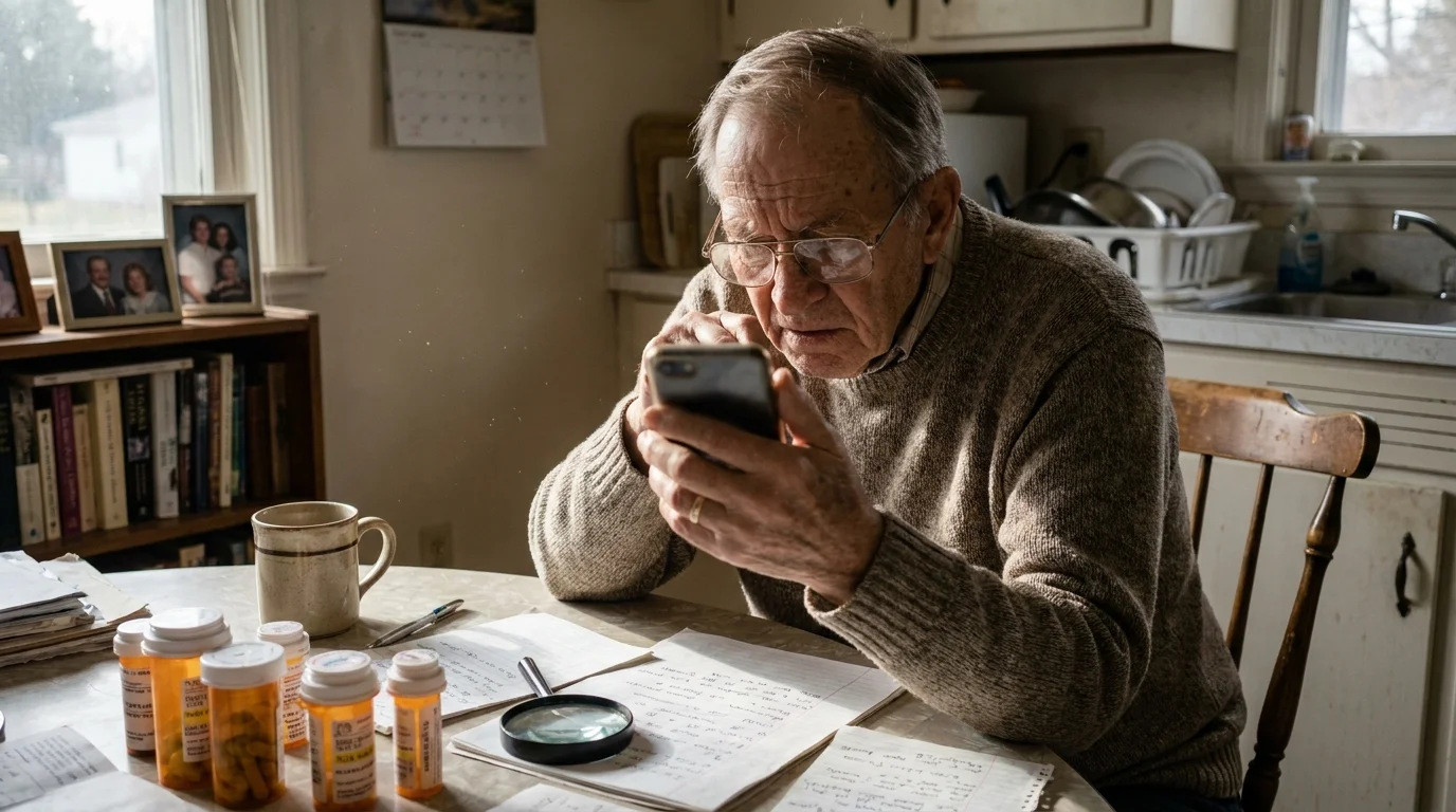 Editorial photograph illustrating: Understanding Age-Related Vision Threats